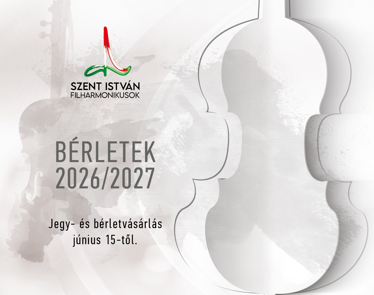 A 2026/27-es évad koncertjegyei és bérletei június 15-től elérhetők